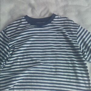 Striped Navy and White Women's Skirt